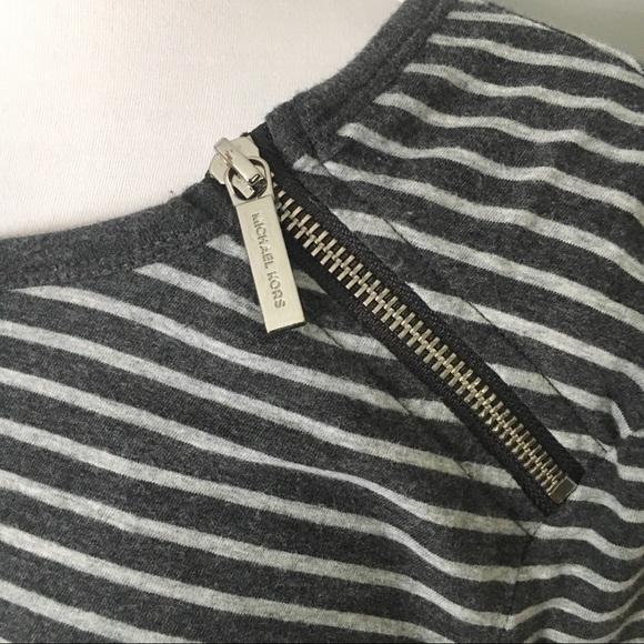 MICHAEL KORS Stripped Zipped Top Size L - Picture 5 of 5